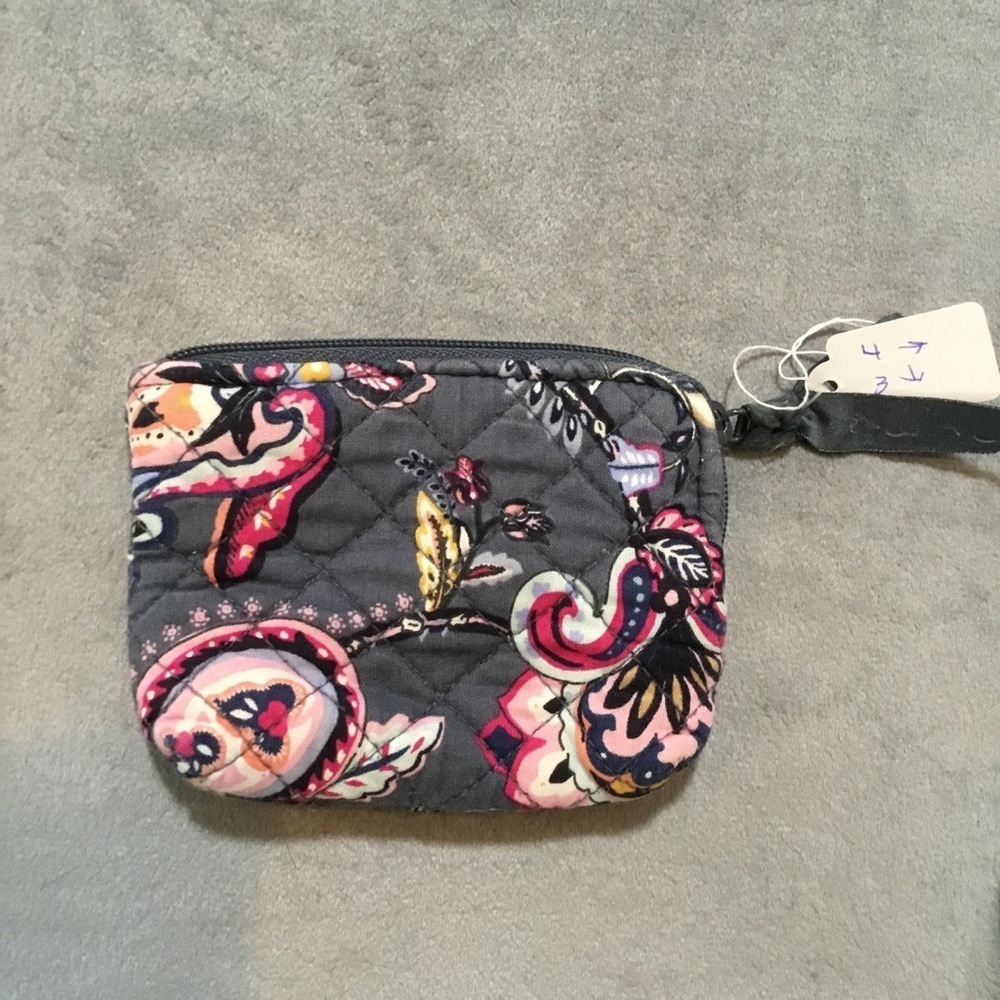 Vera Bradley eyeglass holder and coin pouch paisley floral print - Picture 15 of 16